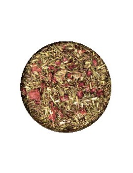 ROOIBOS VERT FRUITS ROUGES - Paquet de 100g la brûlerie le Puy en Velay