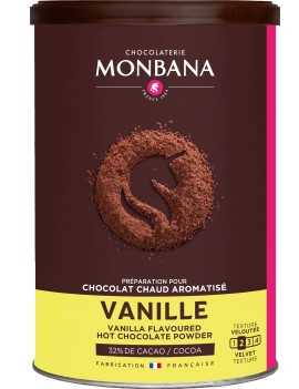 Chocolat en poudre aromatisé Vanille - Boîte 250g - La brûlerie du puy en velay