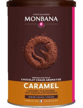 Chocolat en poudre aromatisé Caramel - Boîte 250g la brûlerie le Puy en Velay